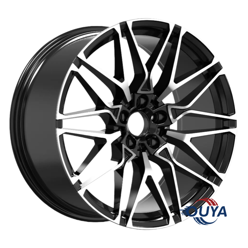 19-22INCH rims 5x120 5*112 black machined rims china wholesale for BMW WHEELS