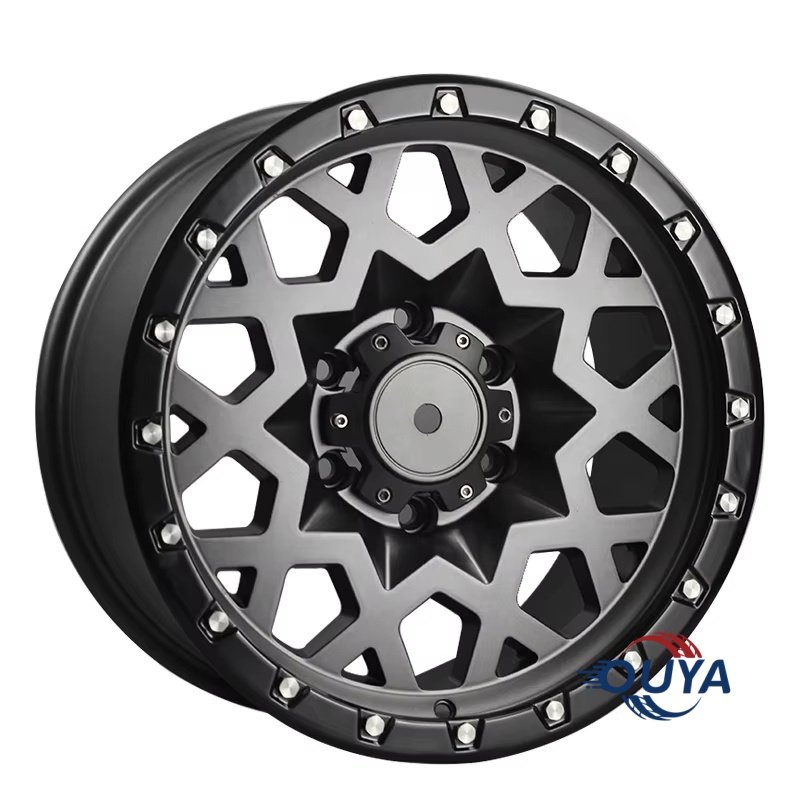 17inch 17 inch rims hot wheels cars remote control bmx mag wheels 4*4 Black Rhino-Inspired Design